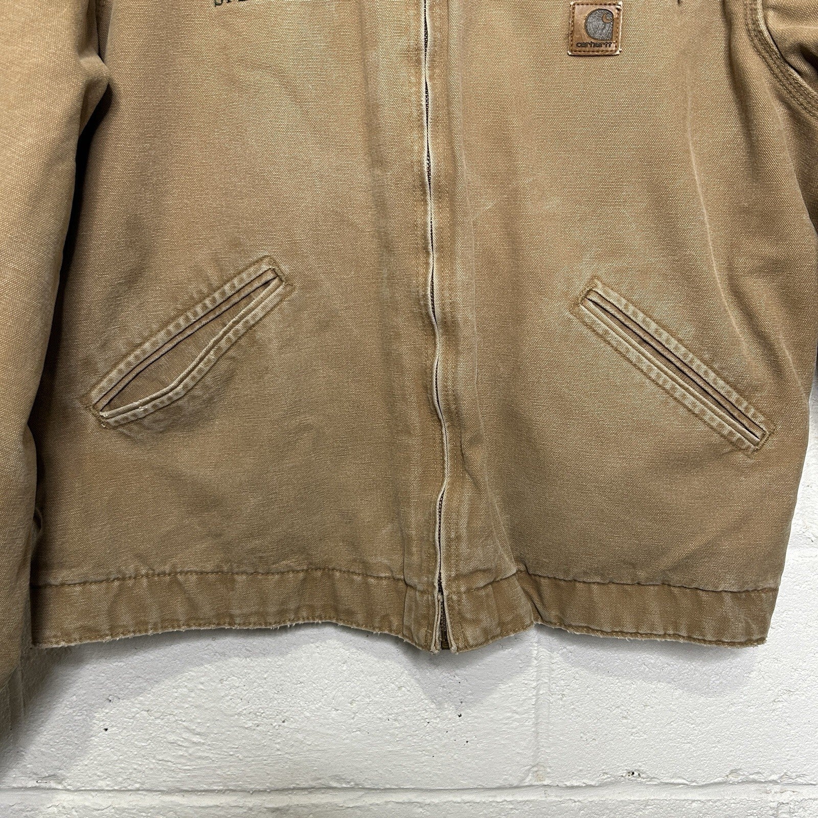 Vintage Carhartt Blanket-Lined Detroit Jacket “Camel” J97 CML Men’s Large