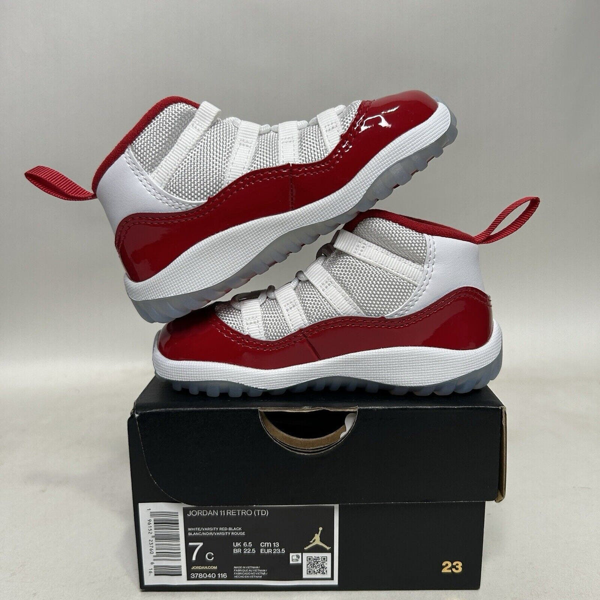 Nike Air Jordan 11 Retro TD “Cherry Red White” 2024