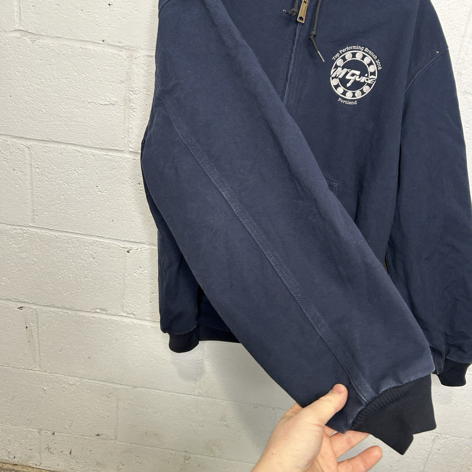 Carhartt Thermal-Lined Hooded Active Jacket “Dark Navy” J131 DNY Men’s X-Large