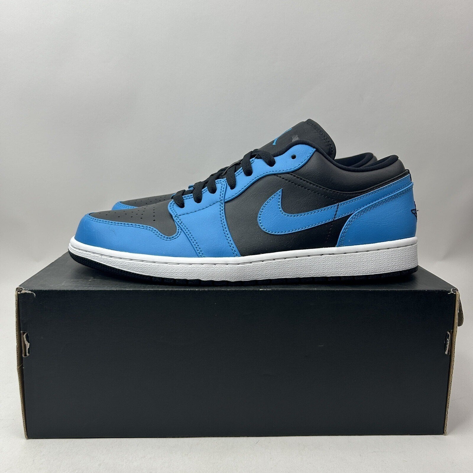 Nike Air Jordan 1 Low Retro “Laser Blue Black” 553558-410 Men’s 11.5 New