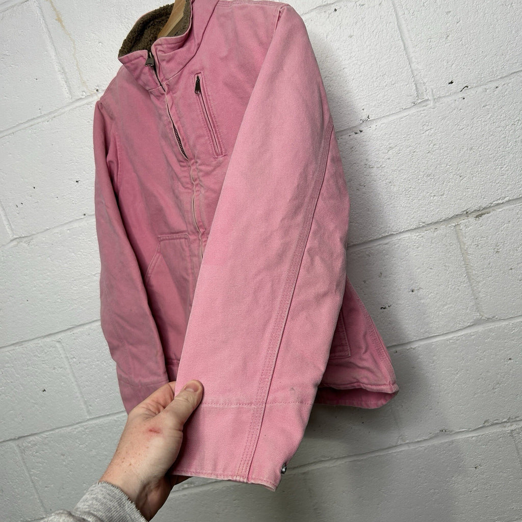 Vintage Carhartt Sherpa-Lined Canyon Jacket “Pink Rose” WJ022 PKR Women’s Small