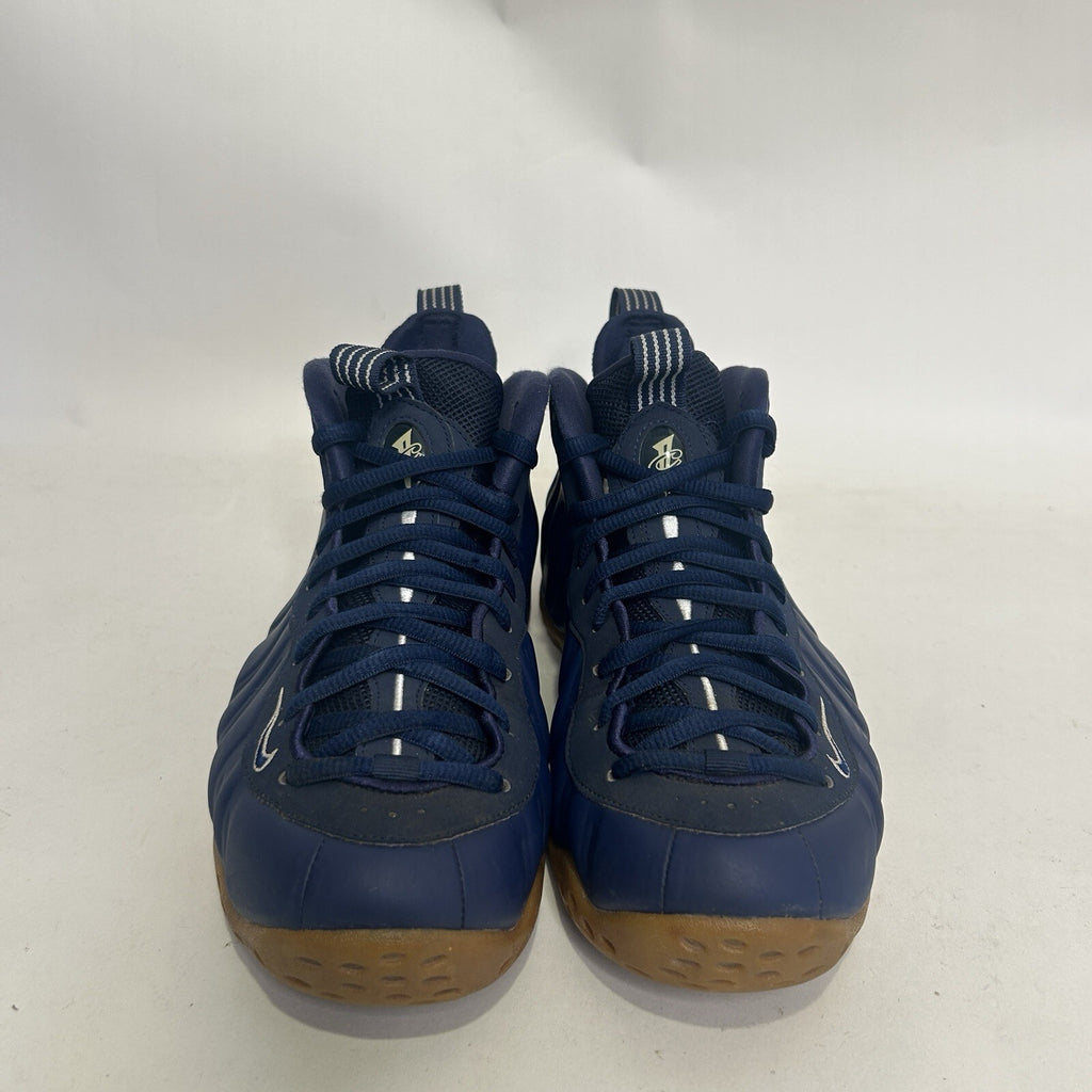 Nike Air Foamposite One “Navy Gum Midnight Navy” Sneakers 314996-405 Men’s 9.5