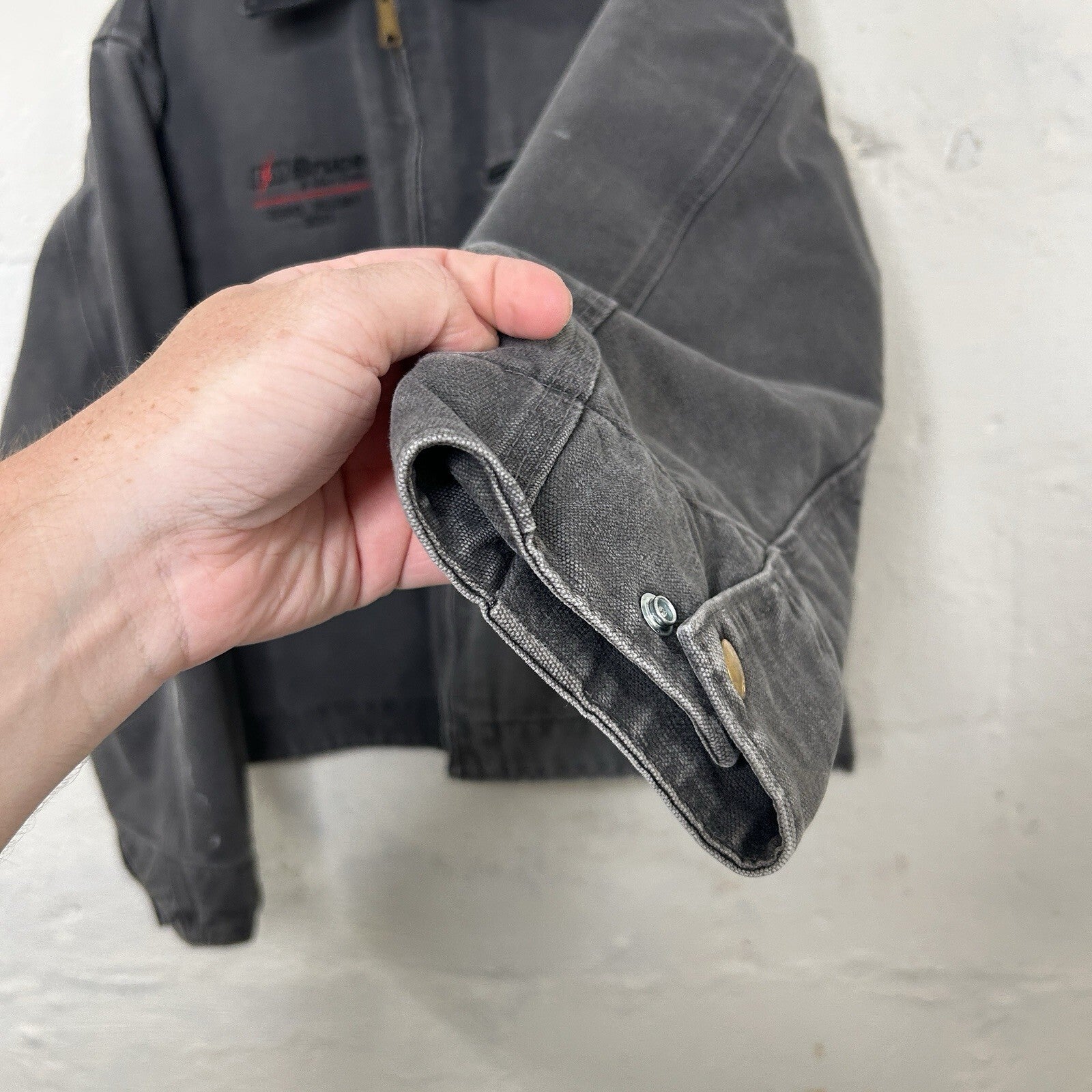 Vintage Carhartt Blanket-Lined Detroit Jacket “Gravel” J97 GVL Men’s Large