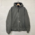 Vintage Carhartt Quilted Hooded Active Jacket “Sage” J142 SAG Men’s X-Large