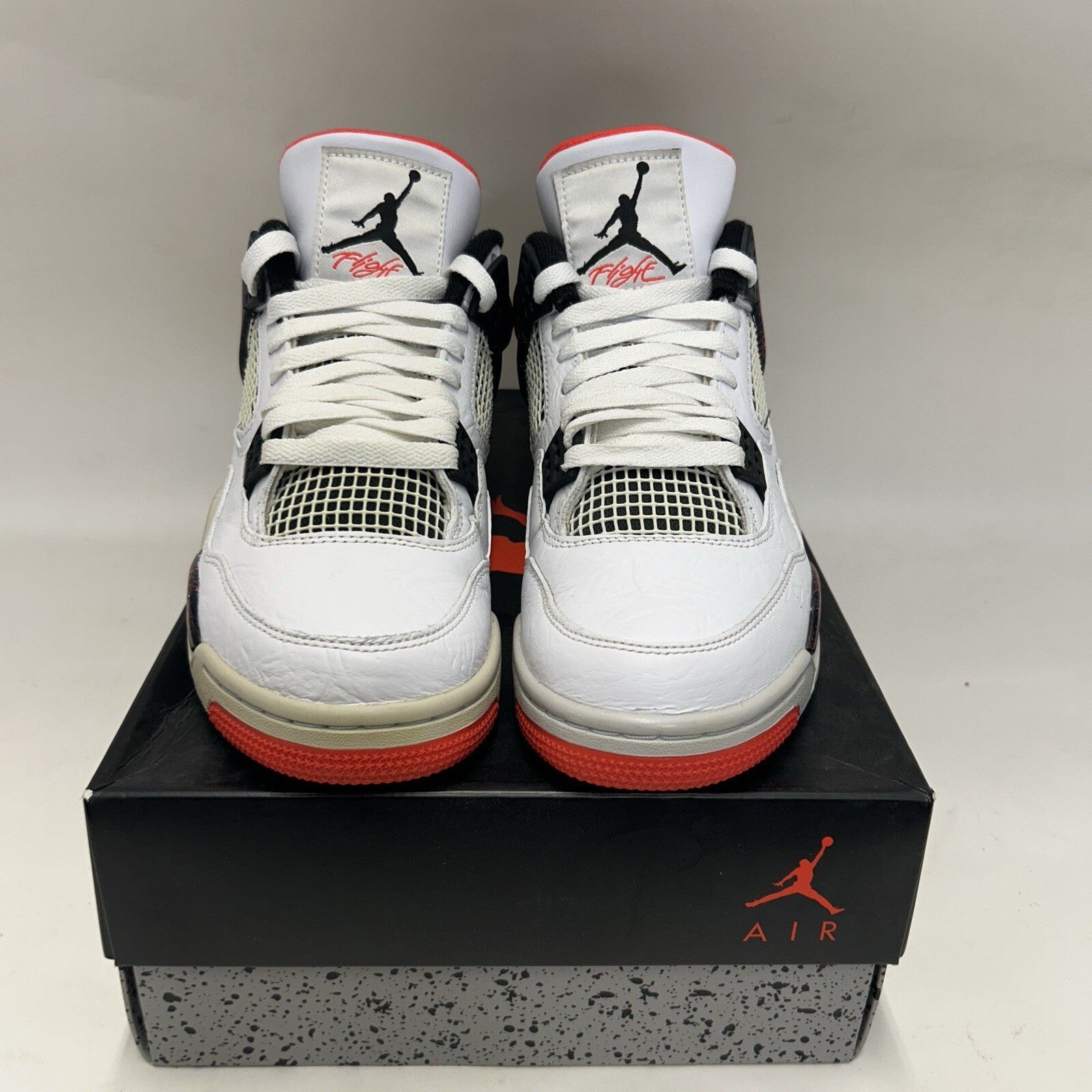 Nike Air Jordan 4 Retro “Flight Nostalgia/Pale Citron” 308497-116 Men’s 8.5 Worn