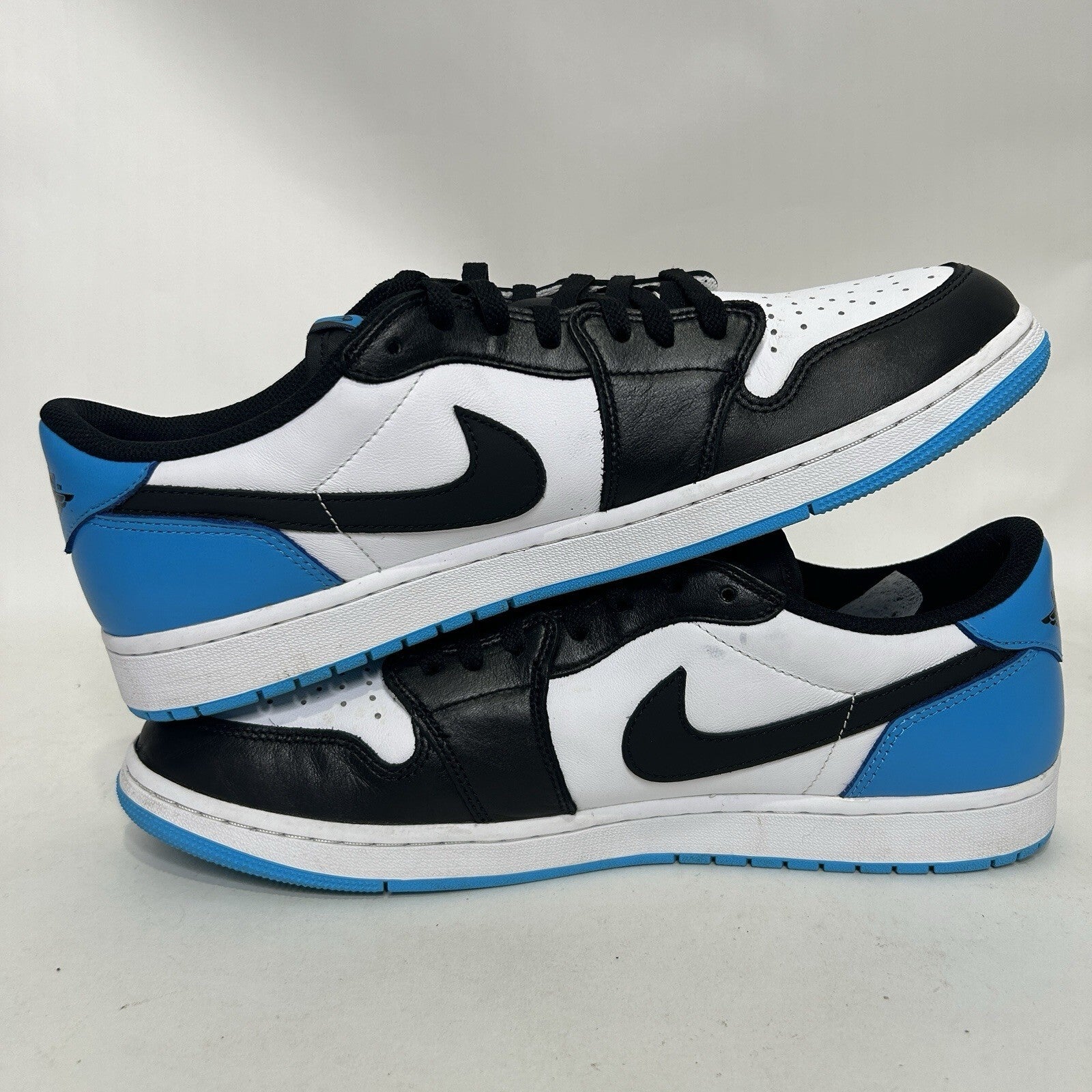 Nike Air Jordan 1 Low Retro “UNC/Black Powder Blue White” CZ0790-104 Men’s 15