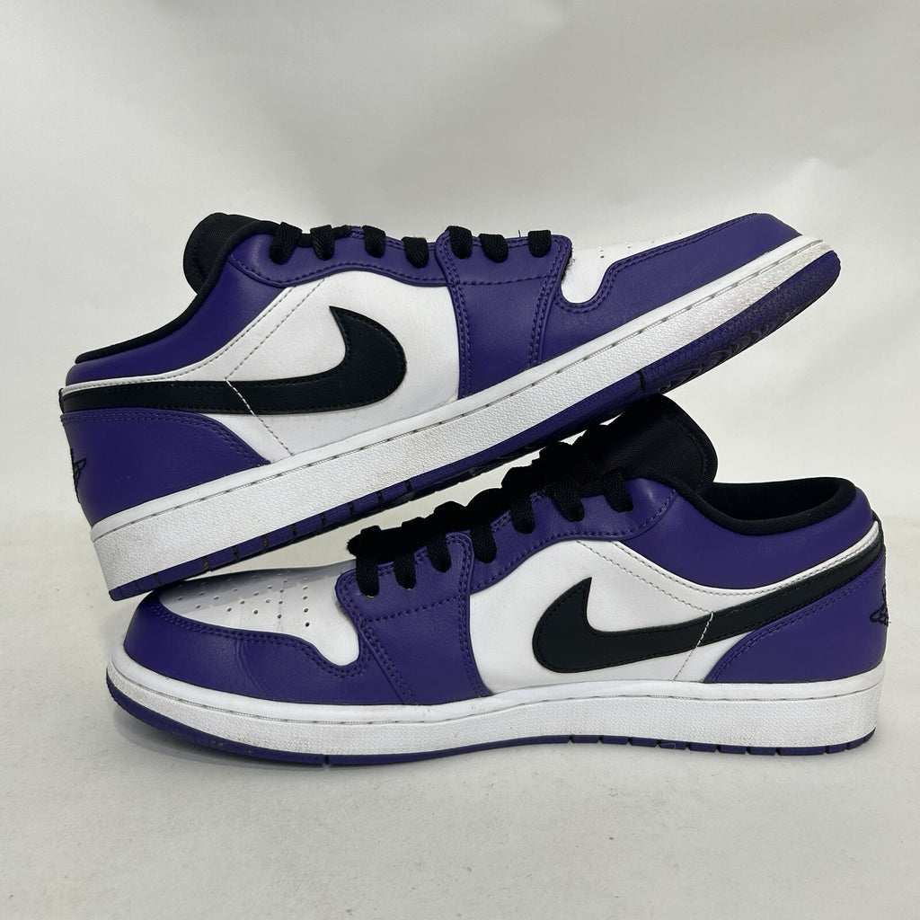 Nike Air Jordan 1 Retro Low “Court Purple White” 553558-500 Men’s 12 Worn