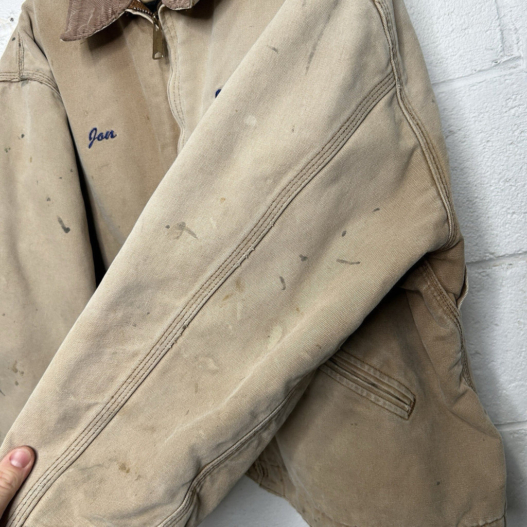 Vintage Carhartt Blanket-Lined Detroit Jacket “Brown” J01