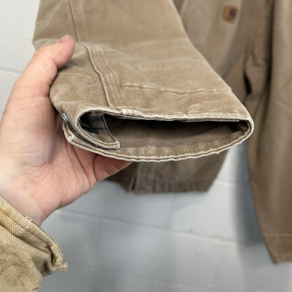 Vintage Carhartt Blanket-Lined Detroit Jacket “Saddle” J146 SDL Men’s Medium