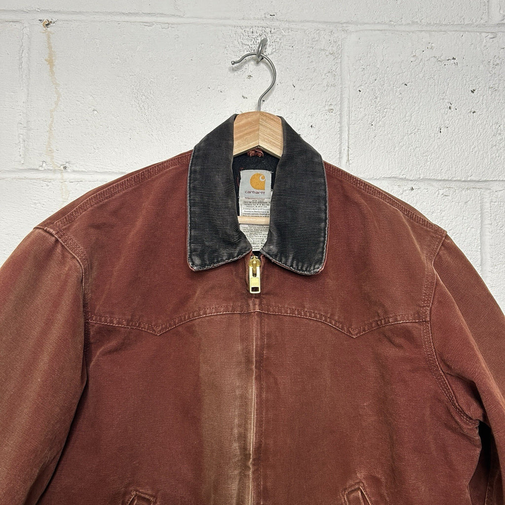 Vintage Carhartt Quilted Santa Fe Jacket “Clay Red” J14 CLY Men’s Medium