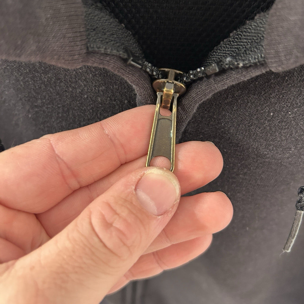 Vintage Carhartt Thermal-Lined Zip Hoodie “Black” Men’s Medium