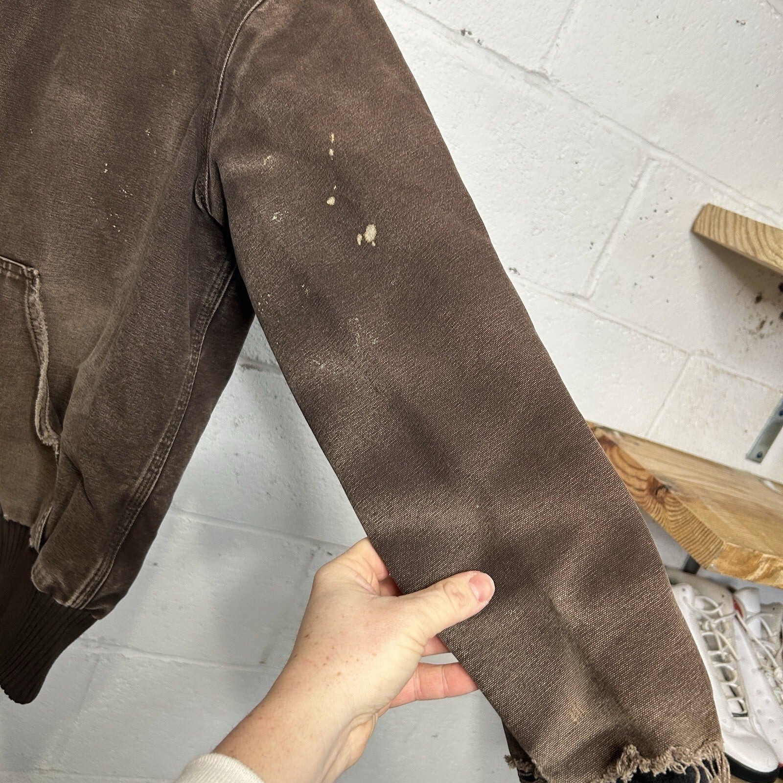 Vintage Carhartt Thermal-Lined Active Jacket “Dark Brown” J168 DKB Men’s Medium