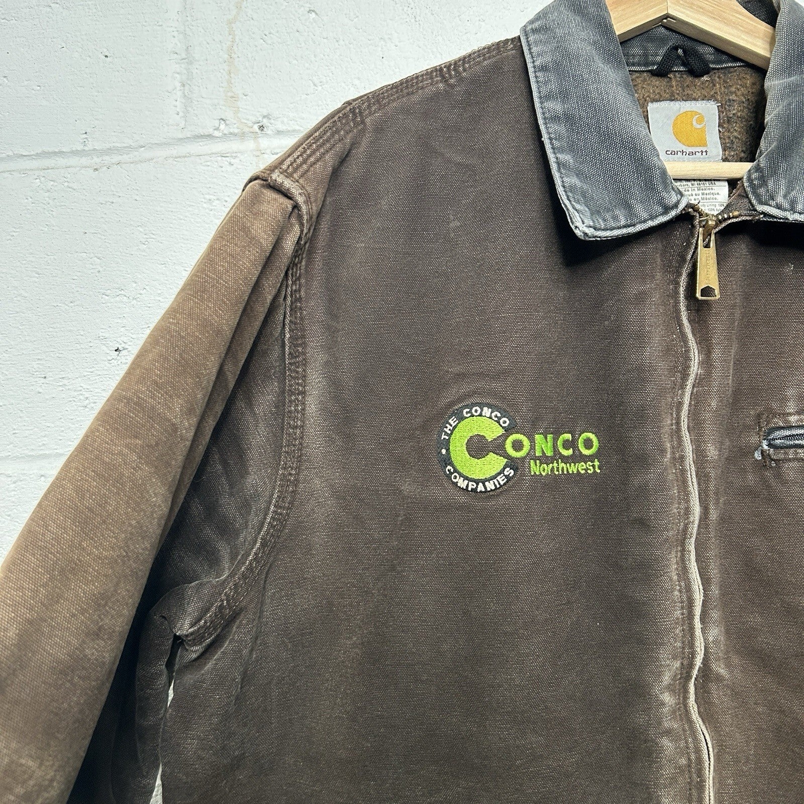 Vintage Carhartt Blanket-Lined Detroit Jacket “Dark Brown” J97 DKB Men’s Large