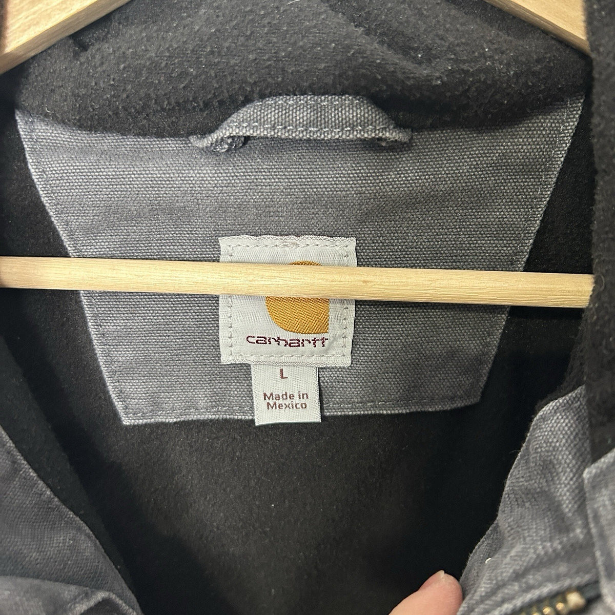 Carhartt Fleece-Lined Knoxville Hooded Vest “Shadow Grey”