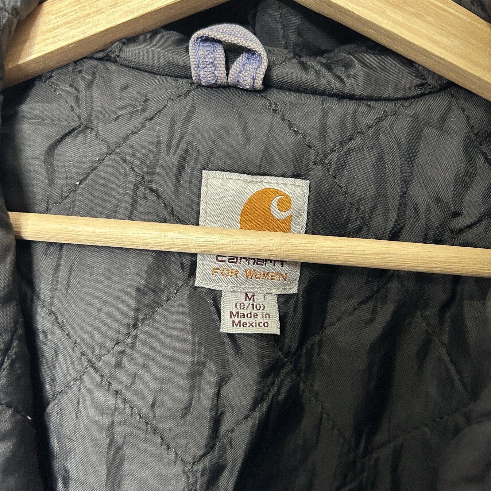 Carhartt Quilt-Lined Hooded Active Jacket “Periwinkle” 100057-430 Women’s Medium