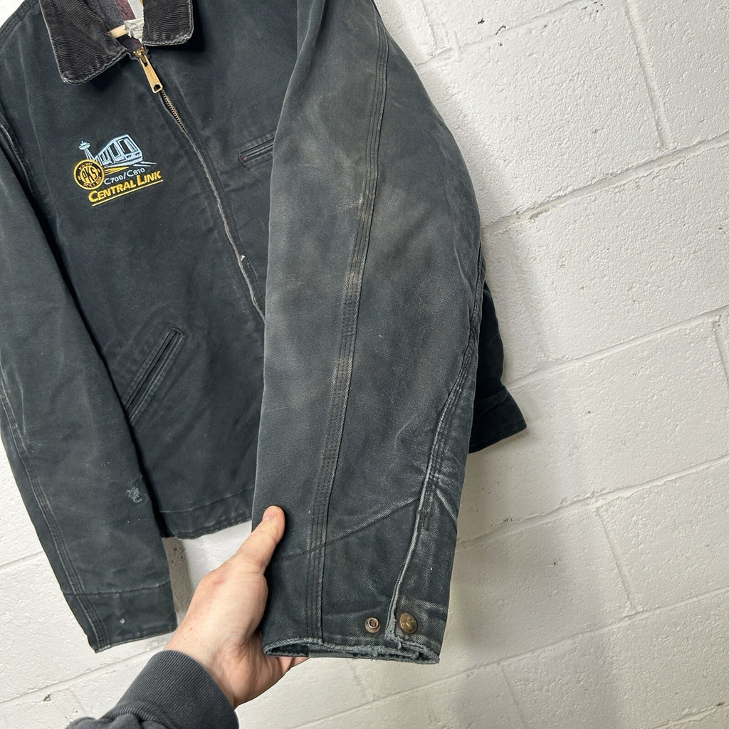 Vintage Carhartt Blanket-Lined Detroit Jacket “Black” J01 BLK Men’s 42/Large
