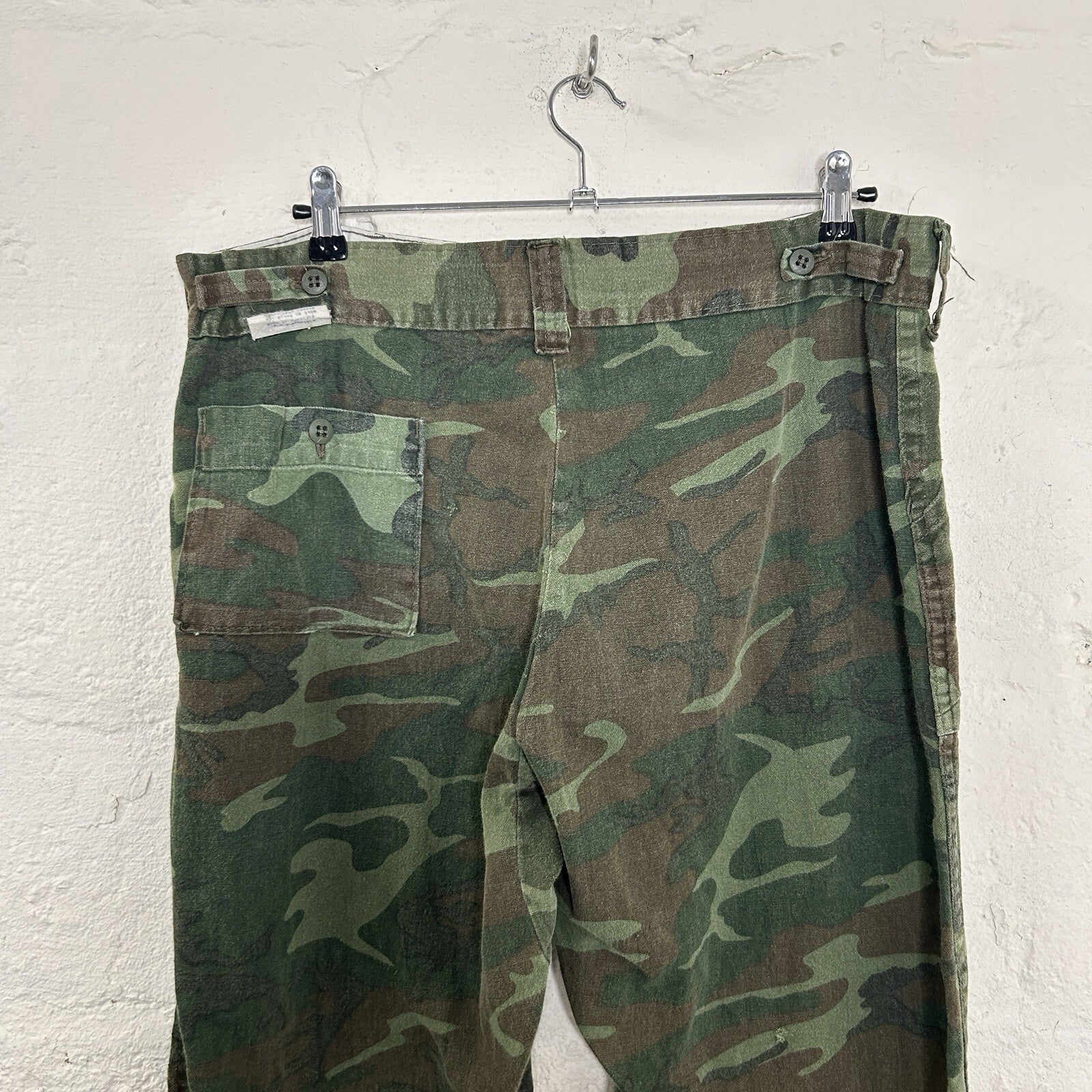 Vintage 70’s K-Mart Woodland Camouflage Hunting/Army Pants Size 36x30