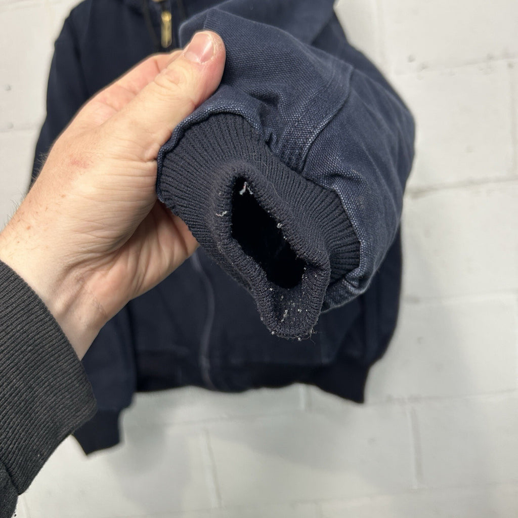 Carhartt Quilted Hooded Active Jacket “Dark Navy” J140 DNY Men’s Large