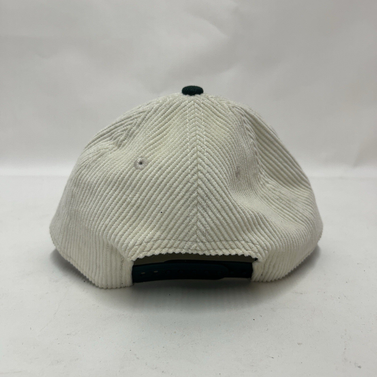 LA Dodgers MLB New Era 9Forty A-Frame Corduroy Snapback Hat “Cream Green”