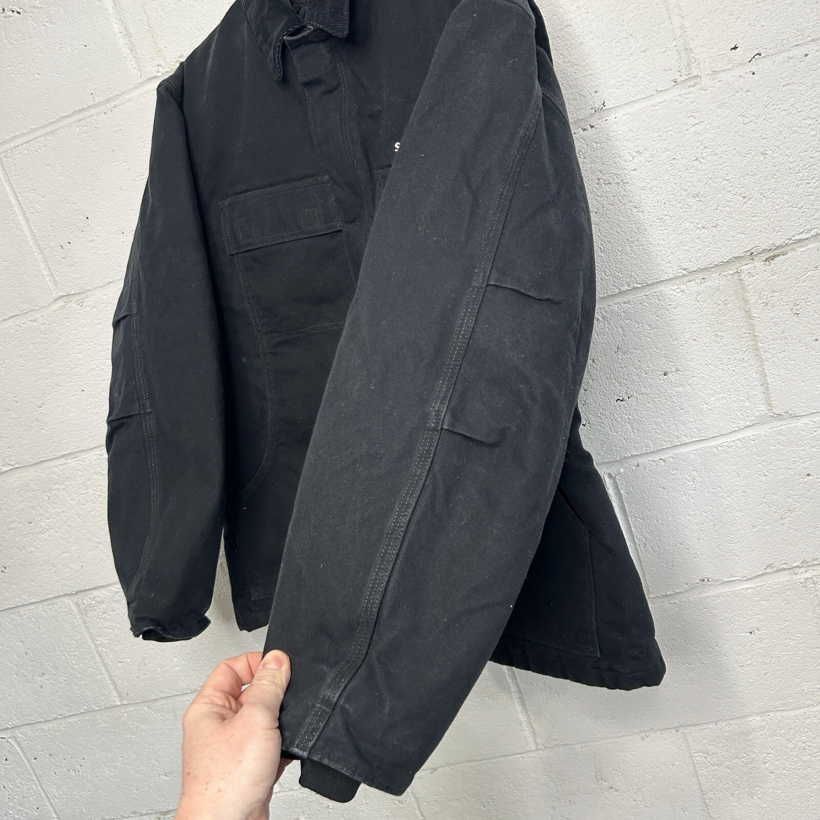 Carhartt Quilt-Lined Artic Traditional Jacket “Black” C003 BLK Men’s Large