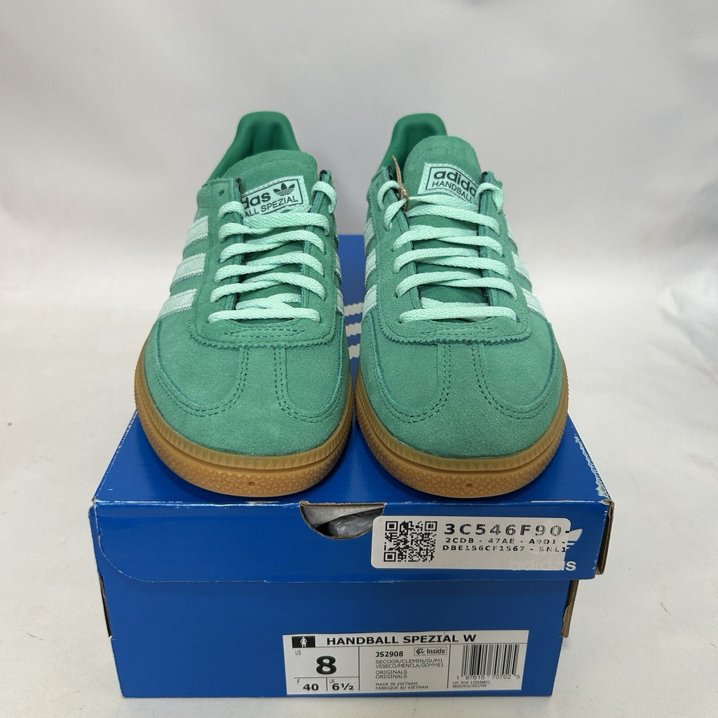 adidas Handball Spezial WMNS “Semi Court Green Silver” JS2908 Women’s 8 New
