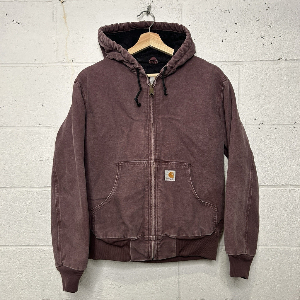 Vintage Carhartt Quilted Active Jacket “Deep Plum” WJ130 DPM Women’s Small