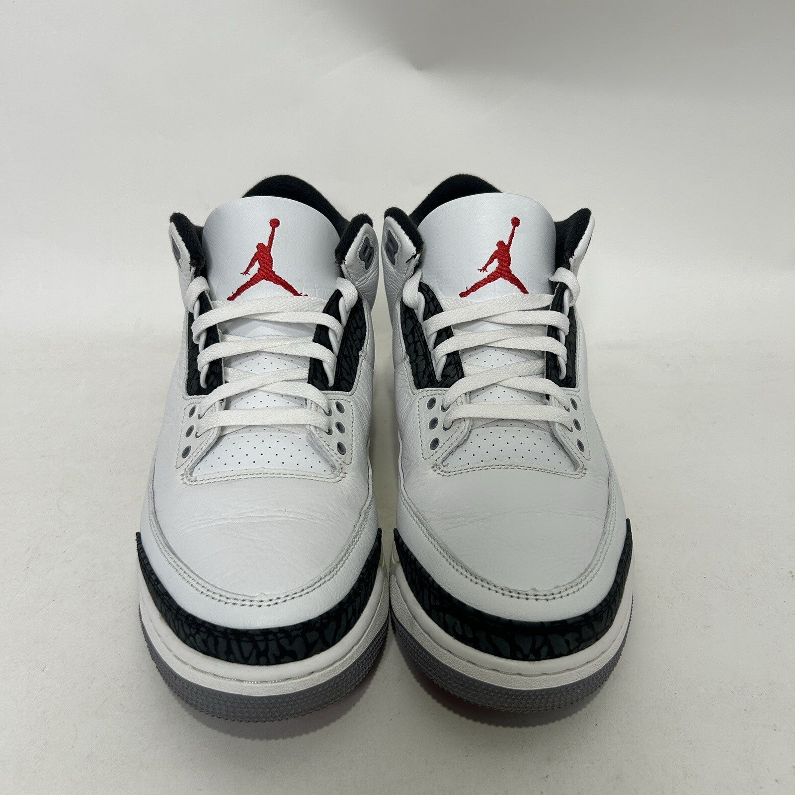Nike Air Jordan 3 Retro “Cement Grey White Fire Red” CT8532-106 Men’s 11 Worn