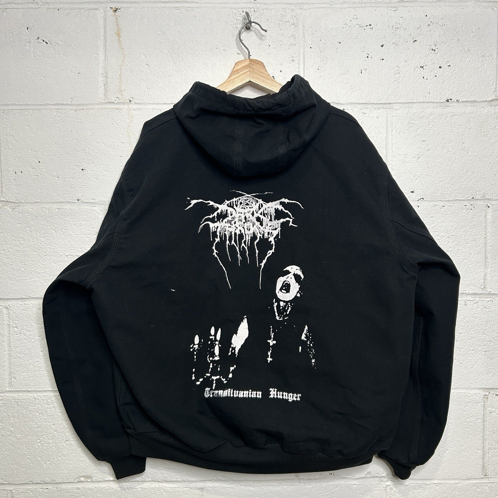 Y2K Carhartt Thermal-Lined Hooded Active Jacket “Black” J131 BLK Dark Throne