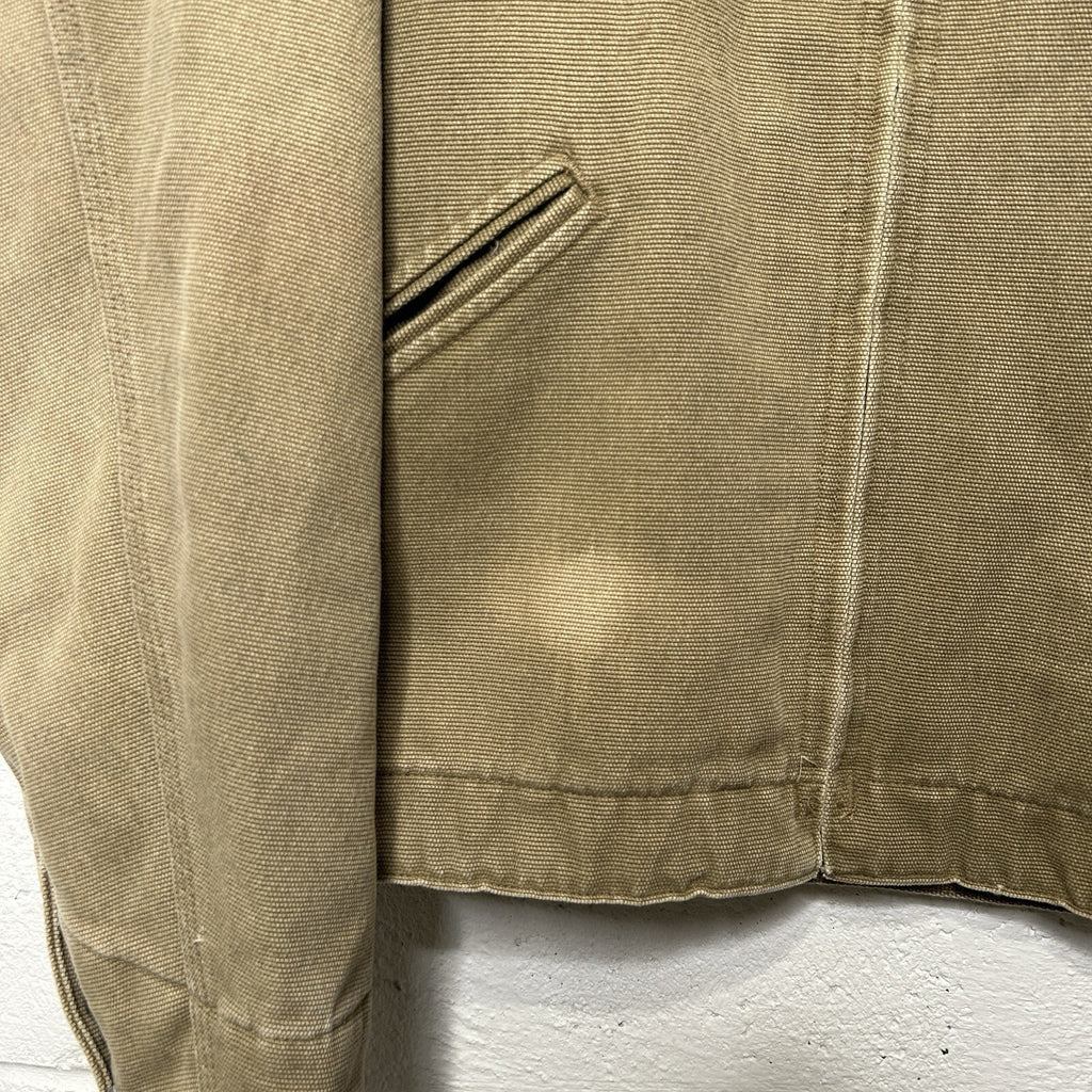 Vintage Carhartt Quilt-Lined Boulder Canvas Detroit Jacket “Tan” JQ0472 Men’s XL