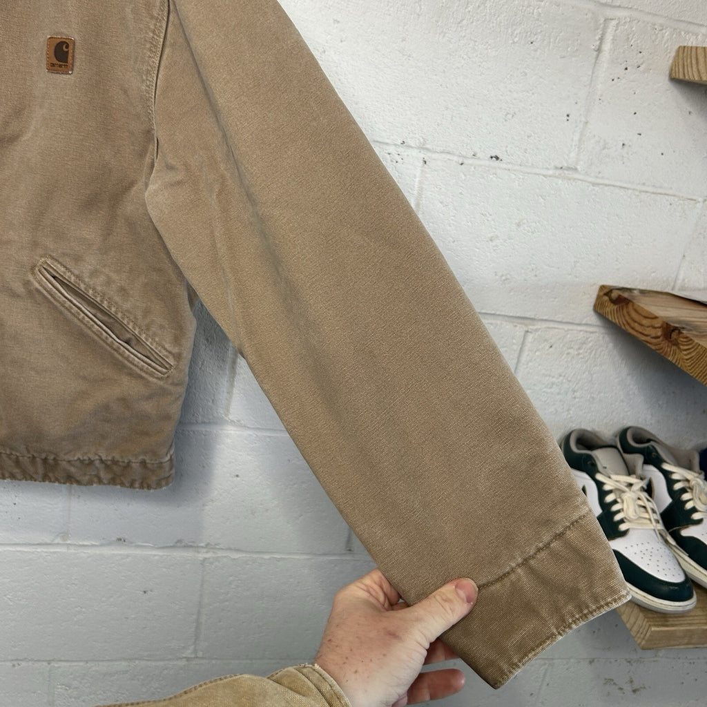 Vintage Carhartt Blanket-Lined Detroit Jacket “Saddle” J146 SDL Men’s Medium