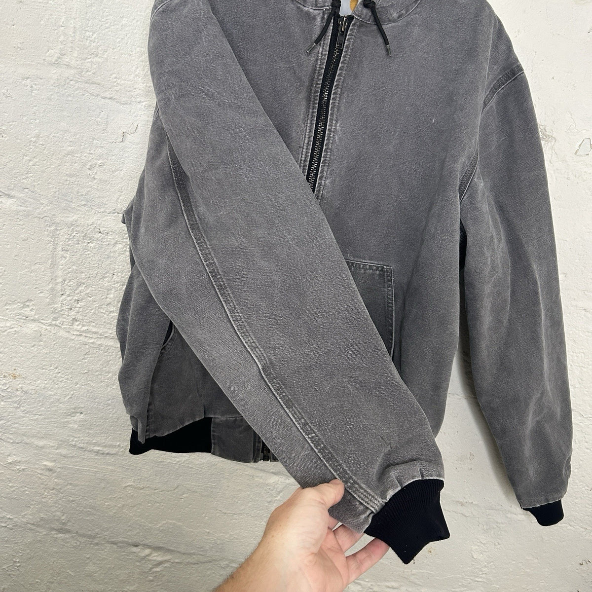 Y2K Carhartt Mesh-Lined Active Jacket “Gravel Grey” J360 GVL