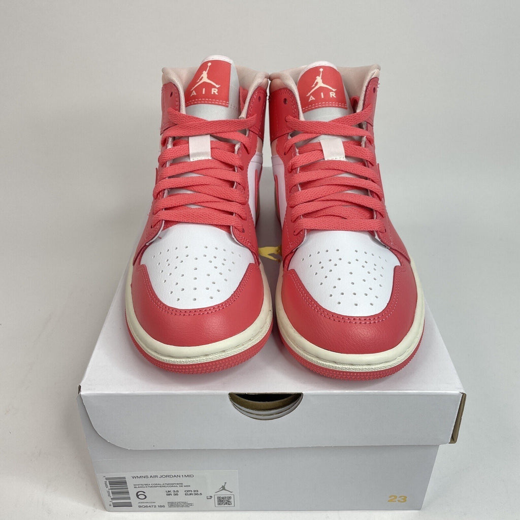 Nike Air Jordan 1 Mid Retro “Strawberries & Cream” BQ6472-186 Women's 6 New