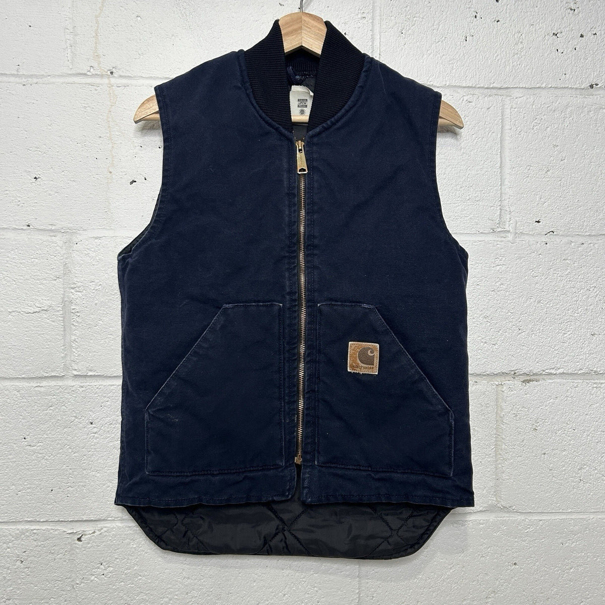 Vintage Carhartt Quilt-Lined Artic Vest “Midnight Blue” V02 MDT Men’s Small