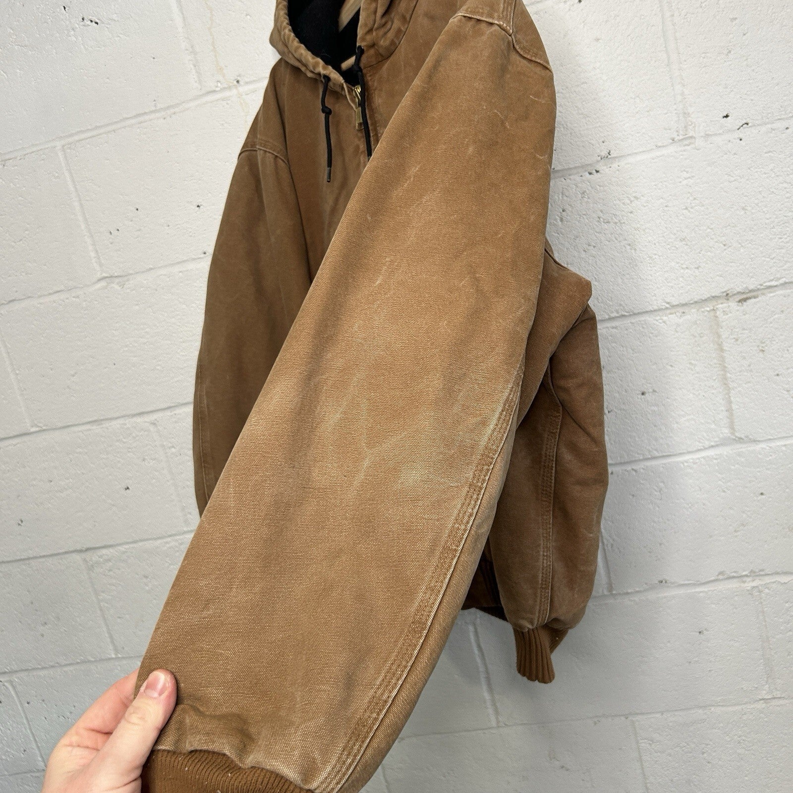 Carhartt Hooded Quilt-Lined Active Jacket “Brown” J130-211 Men’s X-Large