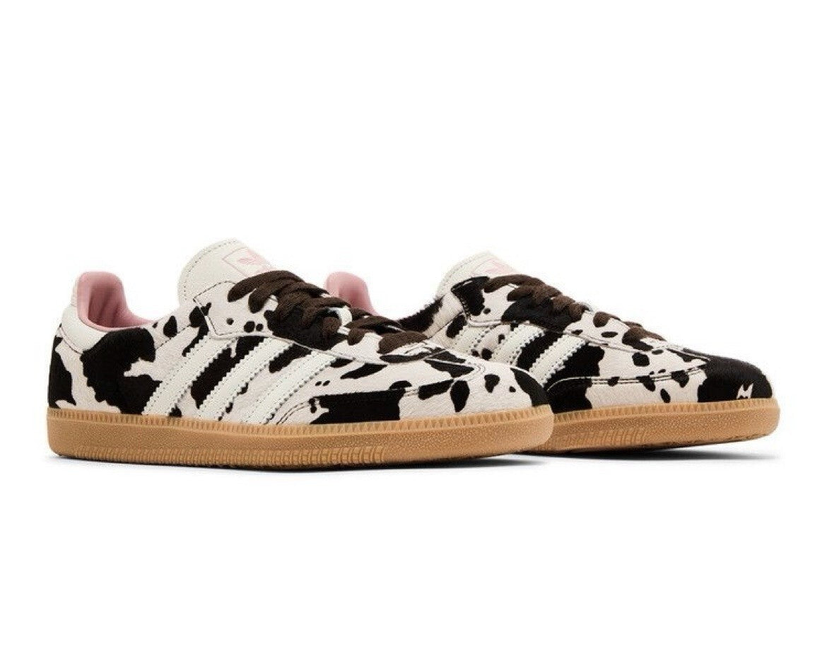 Adidas Samba OG WMNS ‘Cow Print' Brown White Pink (JR1256) Women's New