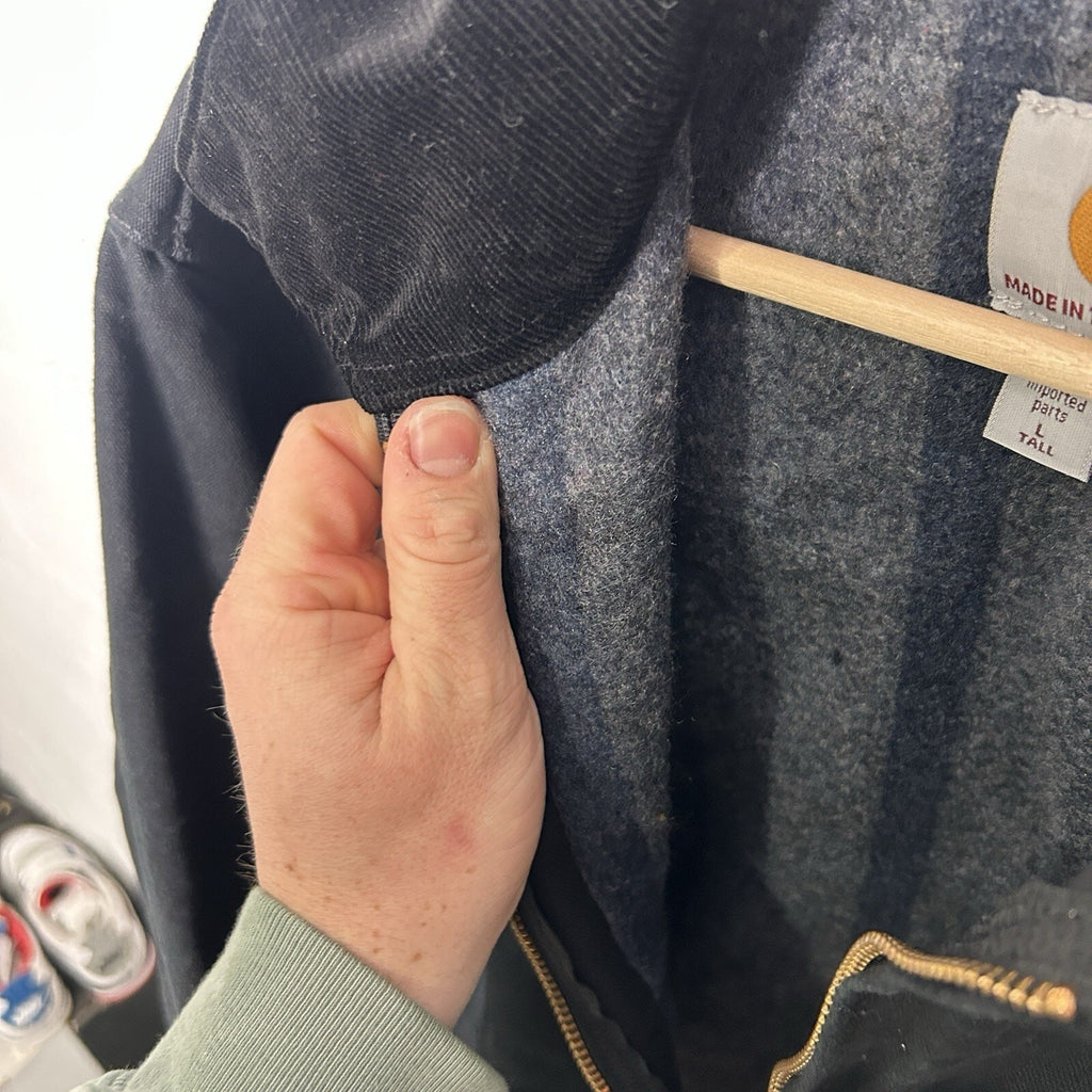 Carhartt Blanket-Lined Detroit Jacket “Black” J001-BLK