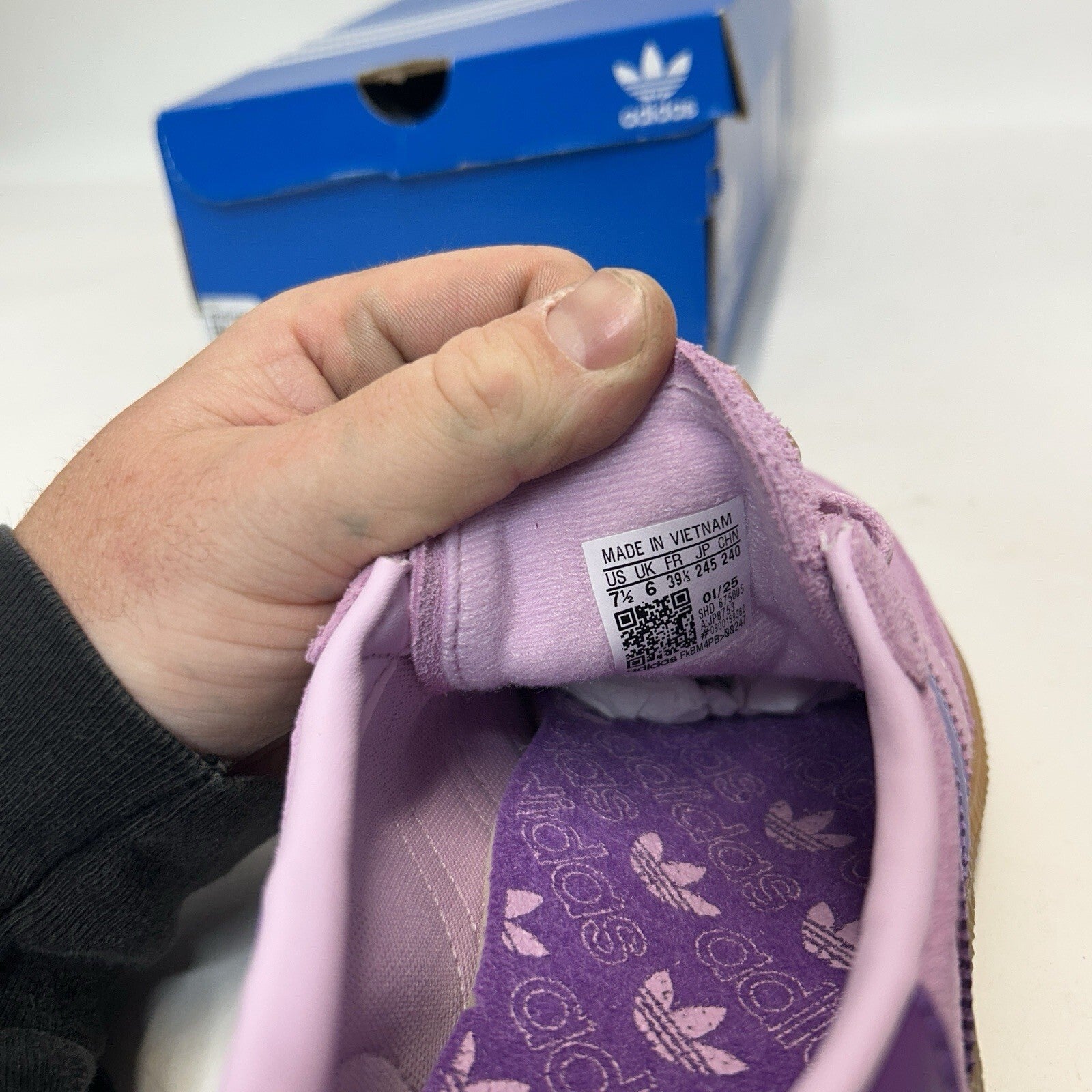 adidas Handball Spezial WMNS “Purple” JP8753 Women’s 7.5 New