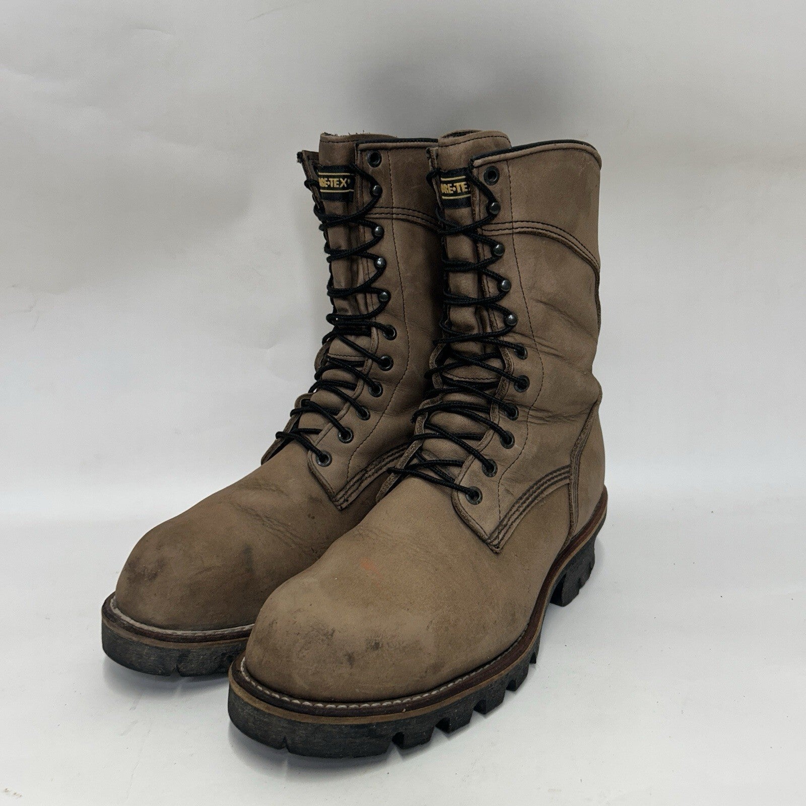 Red Wing 2292 Steel Toe Gore-Tex Logger Boots “Grey Brown” Men’s 11D
