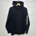 Supreme Street Hype Patch Sleeve Pullover Hoodie Jacket “Black” Medium
