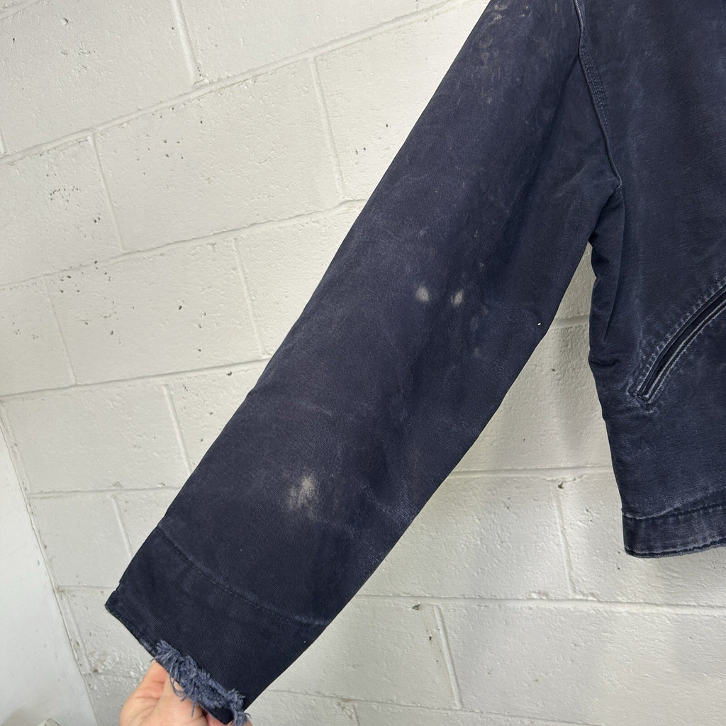 Vintage Carhartt Blanket-Lined Detroit Jacket “Dark Navy” J01 DNY Men’s 42/Large