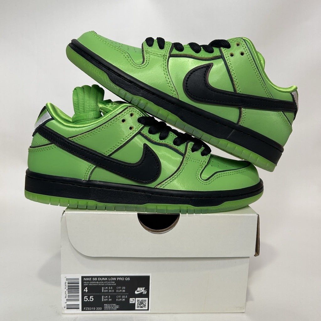 Nike SB Dunk Low QS The Powerpuff Girls “Buttercup” FZ8319-300 Men’s 4 New