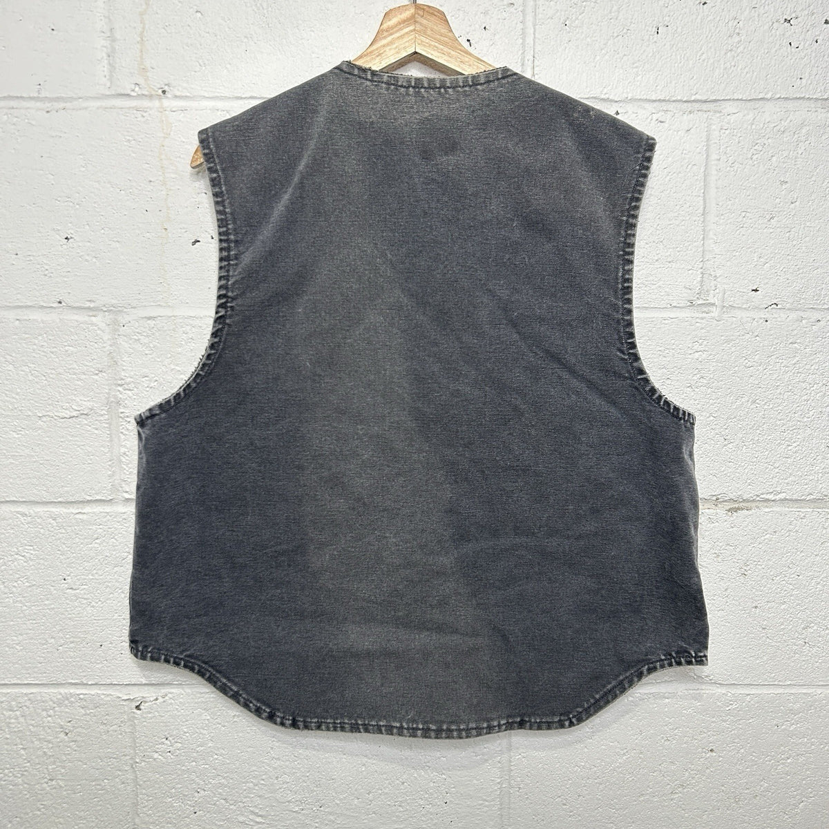 Vintage Carhartt Sherpa-Lined Vest “Petrol Grey” V13 PTL