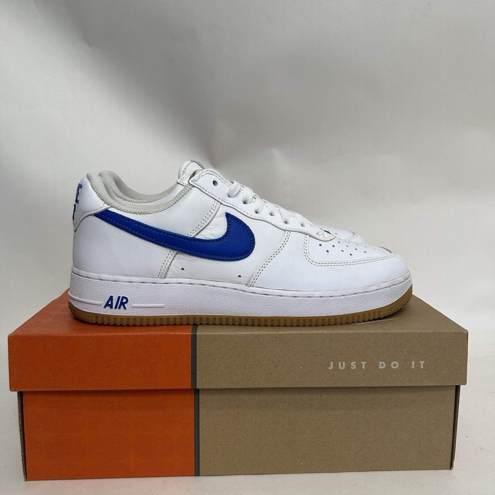 Nike Air Force 1 Low Retro Color Of Month “White Royal Blue” DJ3911-101 Worn