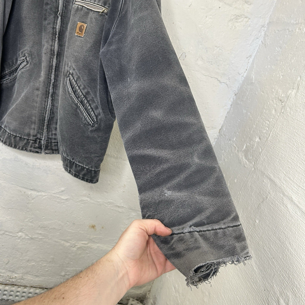 Vintage Carhartt Blanket-Lined Detroit Jacket “Petrol Grey” J97 PTL Men’s XL