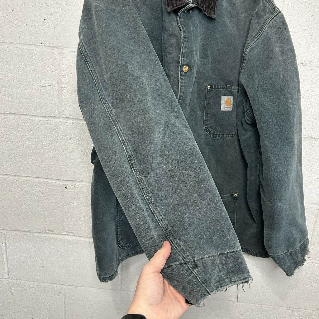Vintage Carhartt Blanket-Lined Chore Coat “Hunter Green” CB2043 Men’s X-Large