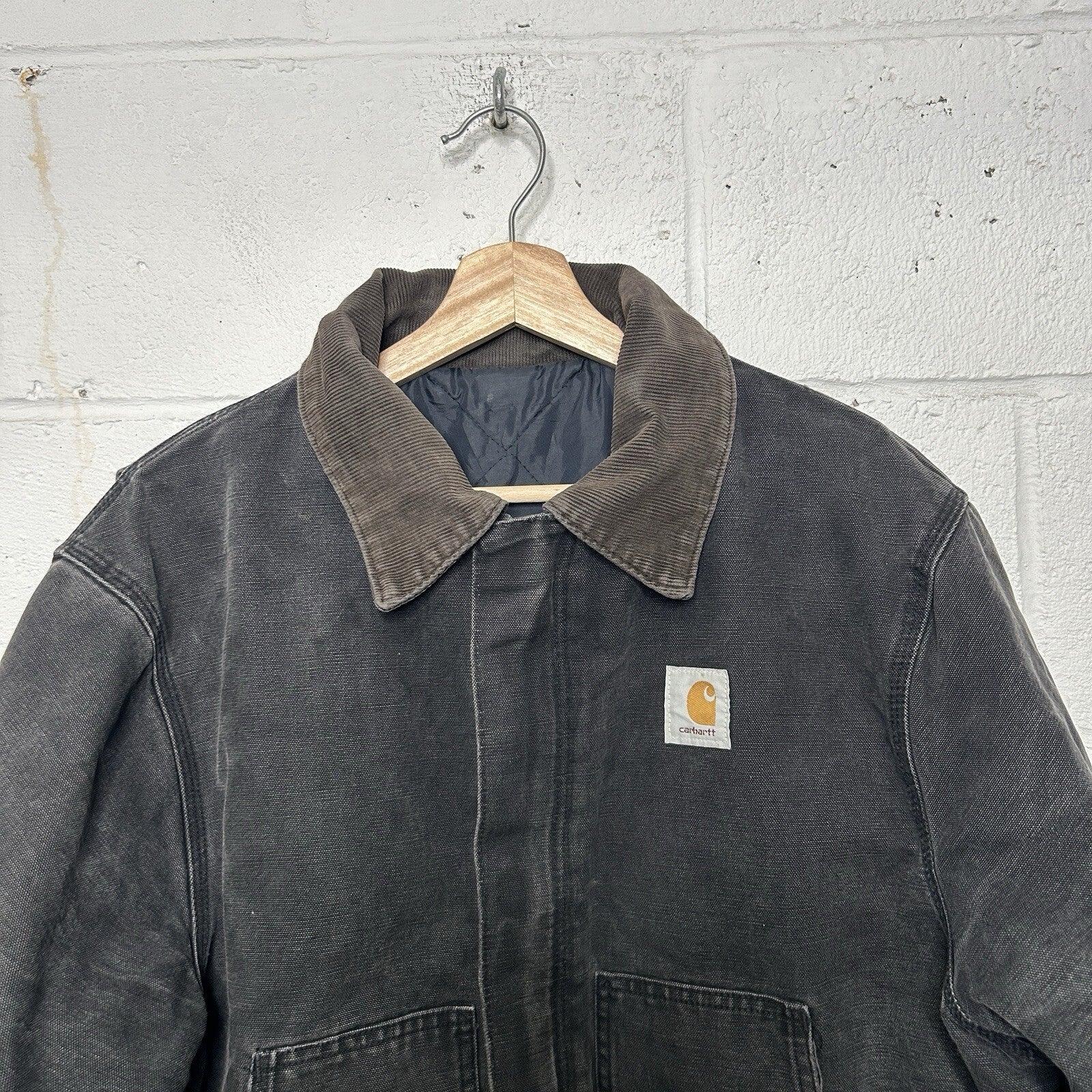 Vintage Carhartt Quilted Artic Jacket “Black” JQ185/J02 BLK Men’s X-Large