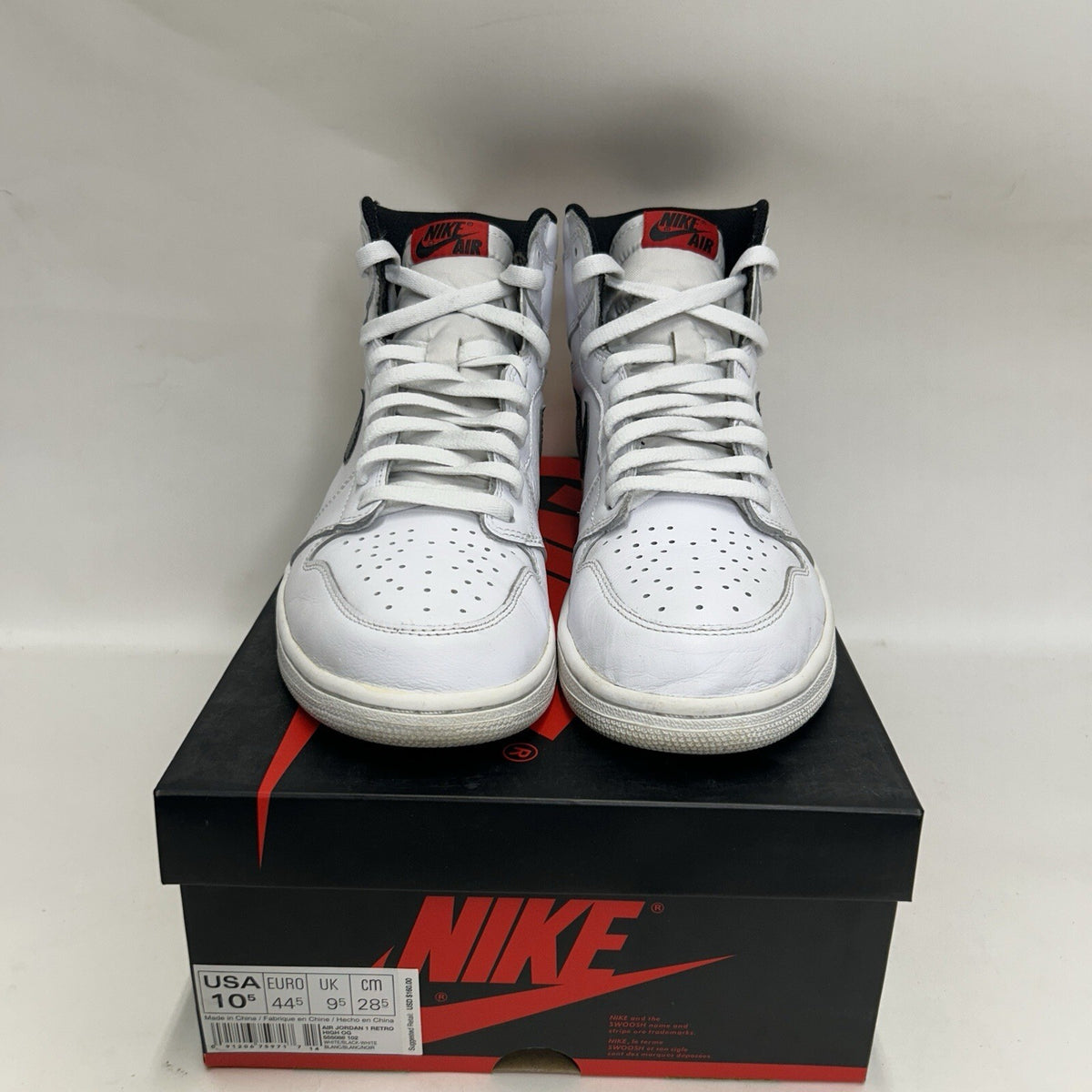 Nike Air Jordan 1 Retro OG Premium High “Yin Yang” 555088-102 Men’s 10.5