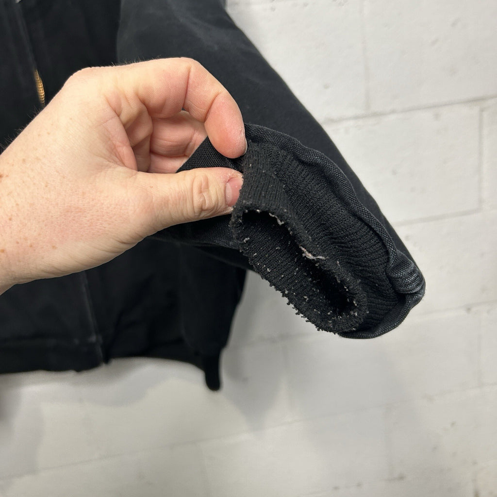 Vintage Carhartt Quilted Hooded Active Jacket “Black” J140 BLK Men’s 2XL