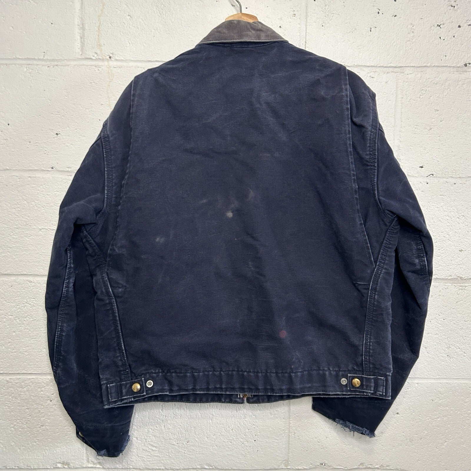 Vintage Carhartt Blanket-Lined Detroit Jacket “Dark Navy” J01 DNY Men’s 42/Large