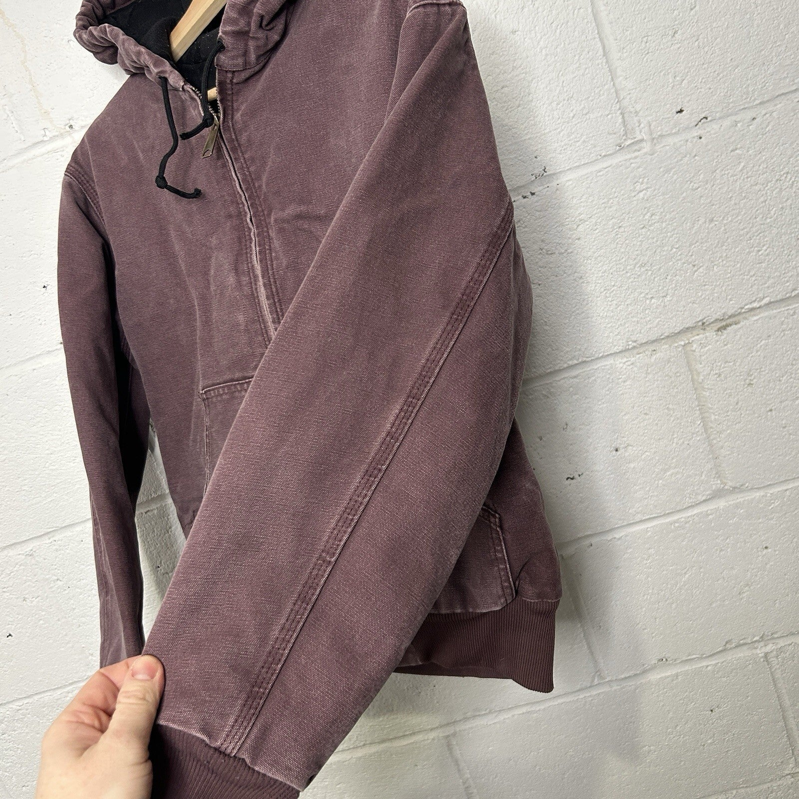 Vintage Carhartt Quilted Active Jacket “Deep Plum” WJ130 DPM Women’s Small